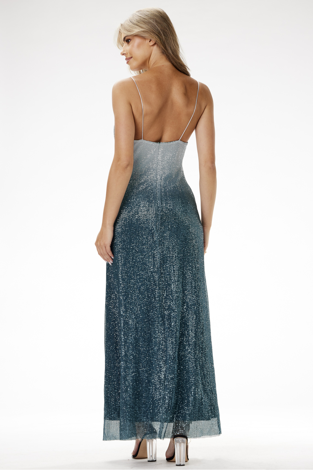 Langes Kleid model 204247 awama - Afbeelding 3