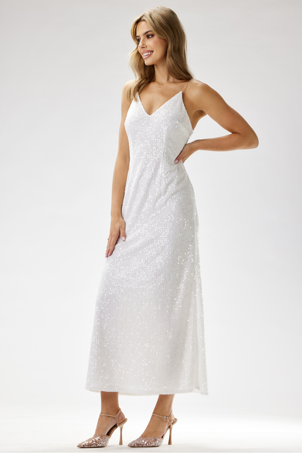 Langes Kleid model 204259 awama - Afbeelding 4