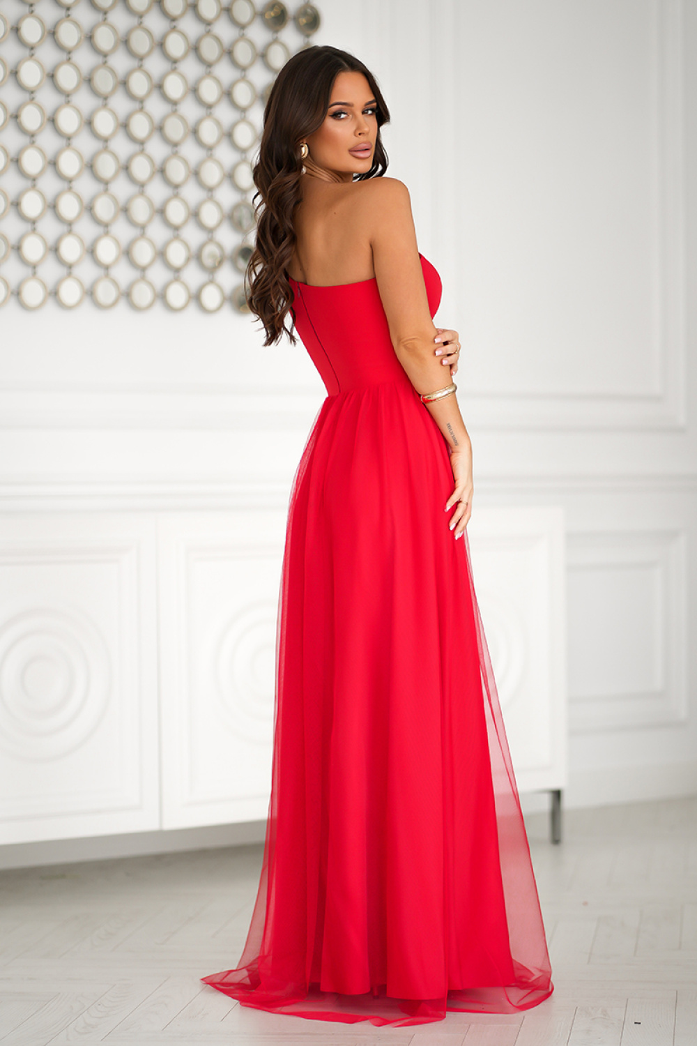 Langes Kleid model 204863 Bicotone - Afbeelding 3