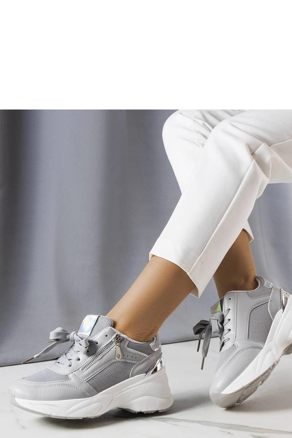 Sportliche Schuhe mit Keilabsatz model 207203 Solea - Afbeelding 2