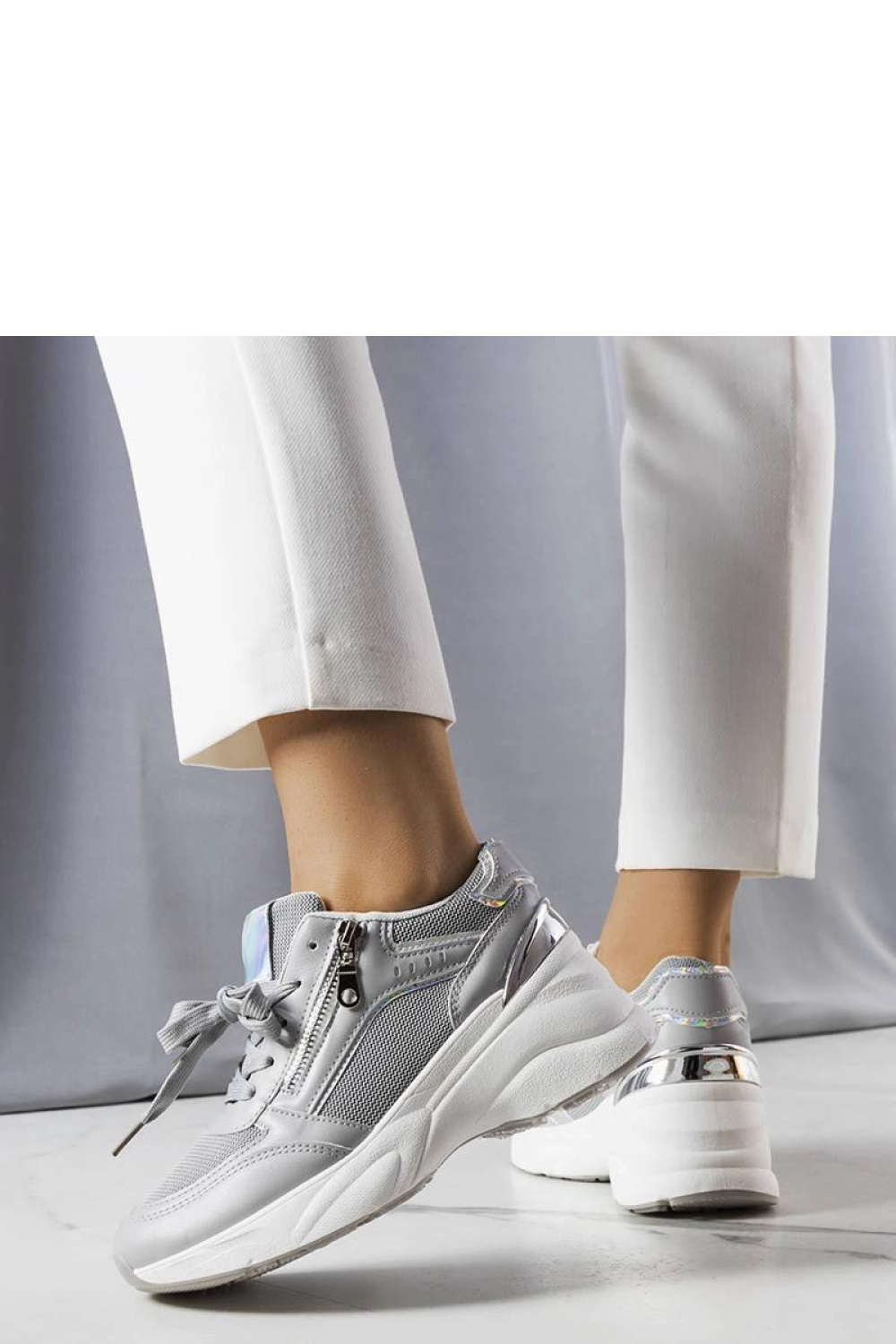 Sportliche Schuhe mit Keilabsatz model 207203 Solea - Afbeelding 3