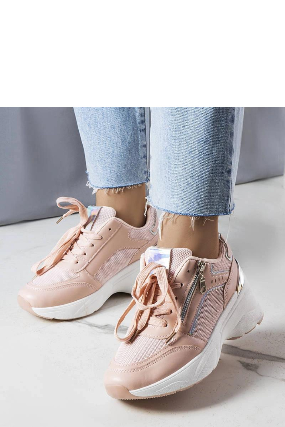 Sportliche Schuhe mit Keilabsatz model 207990 Solea - Afbeelding 2