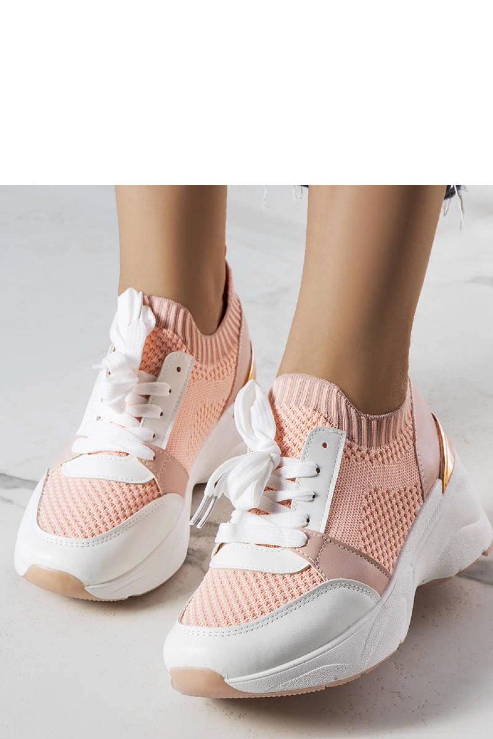 Sportliche Schuhe mit Keilabsatz model 207992 Solea - Afbeelding 2