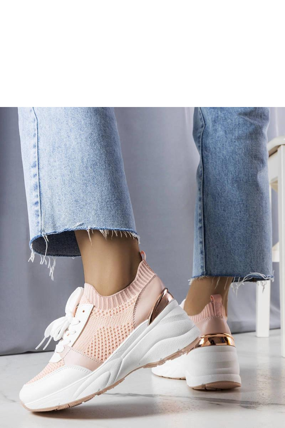 Sportliche Schuhe mit Keilabsatz model 207992 Solea - Afbeelding 3