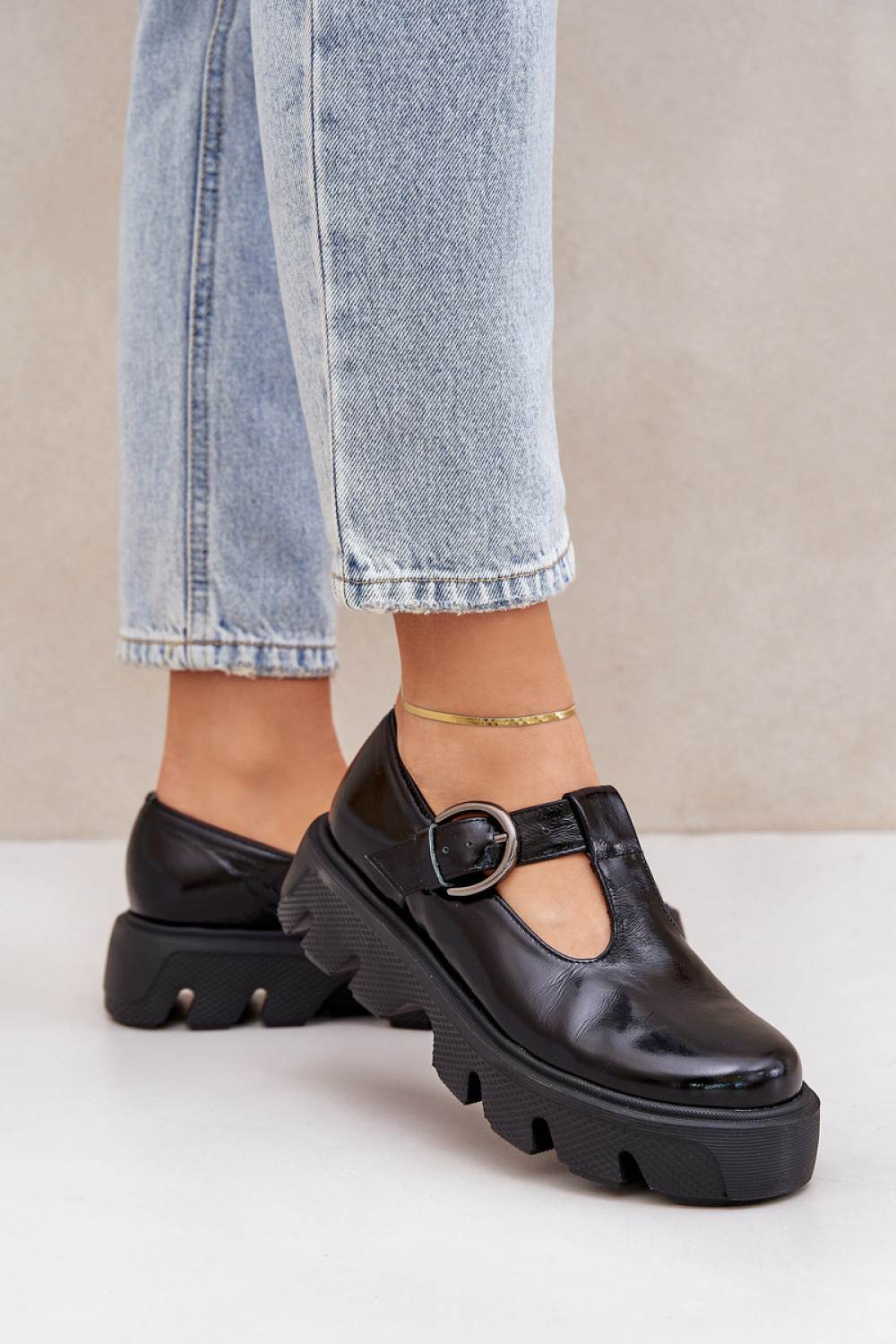 Halbschuhe mit Plattform model 208331 Step in style - Afbeelding 3