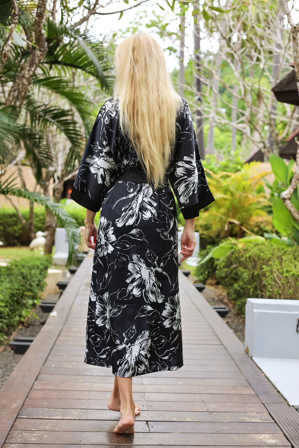 Lang Schlafrock model 209072 Kalimo - Afbeelding 2