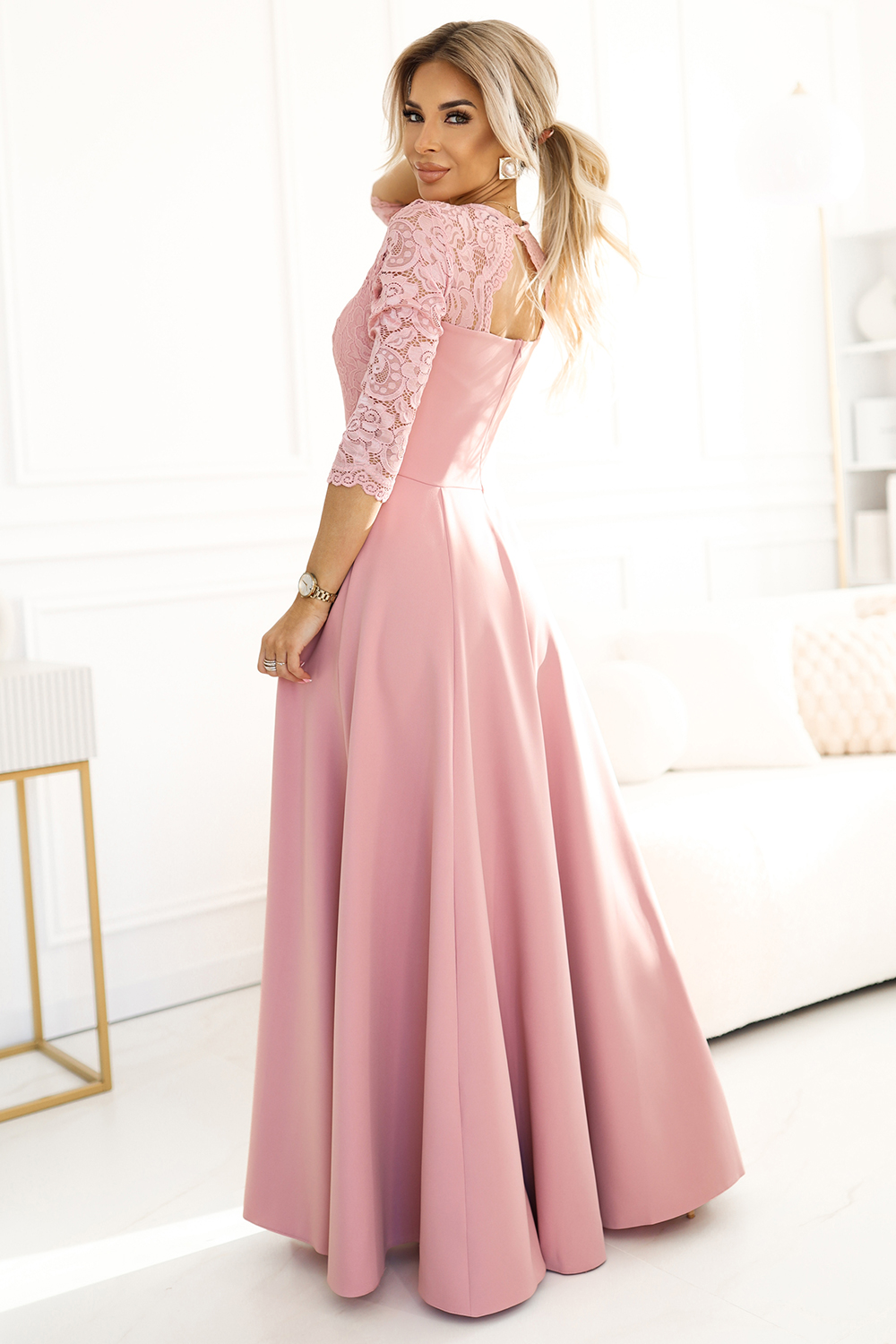 Langes Kleid model 209604 Numoco - Afbeelding 2