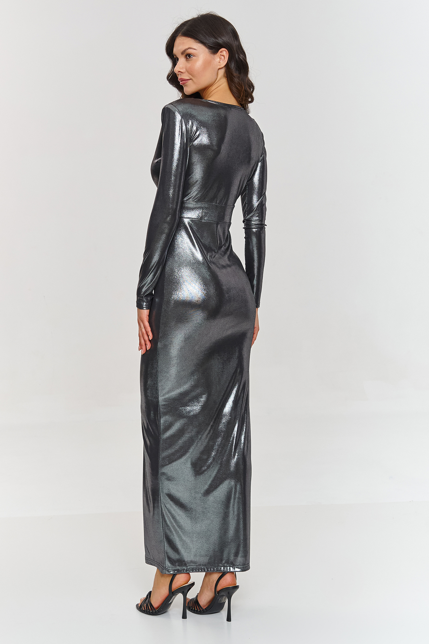 Langes Kleid model 209576 Makadamia - Afbeelding 2
