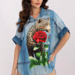 Langarm Hemd model 210971 Italy Moda