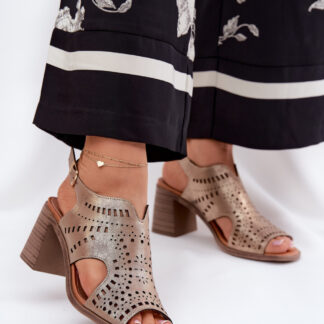 Sandalen mit Absatz model 211364 Step in style