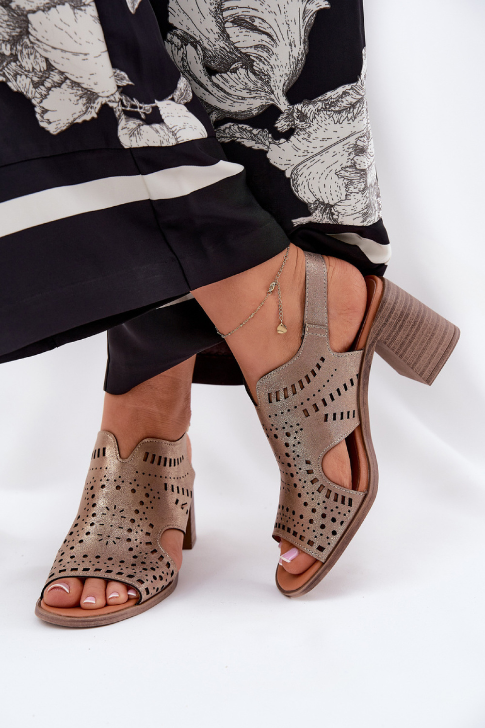 Sandalen mit Absatz model 211364 Step in style - Afbeelding 3