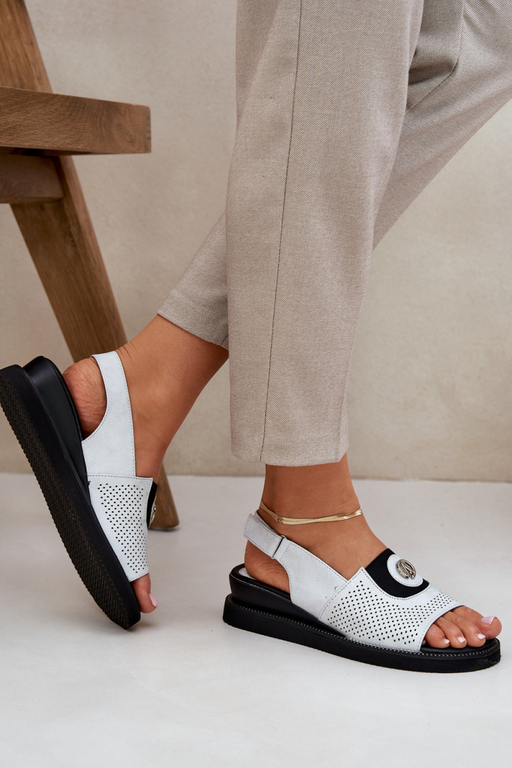 Keilabsatz Sandalen model 211718 Step in style - Afbeelding 3