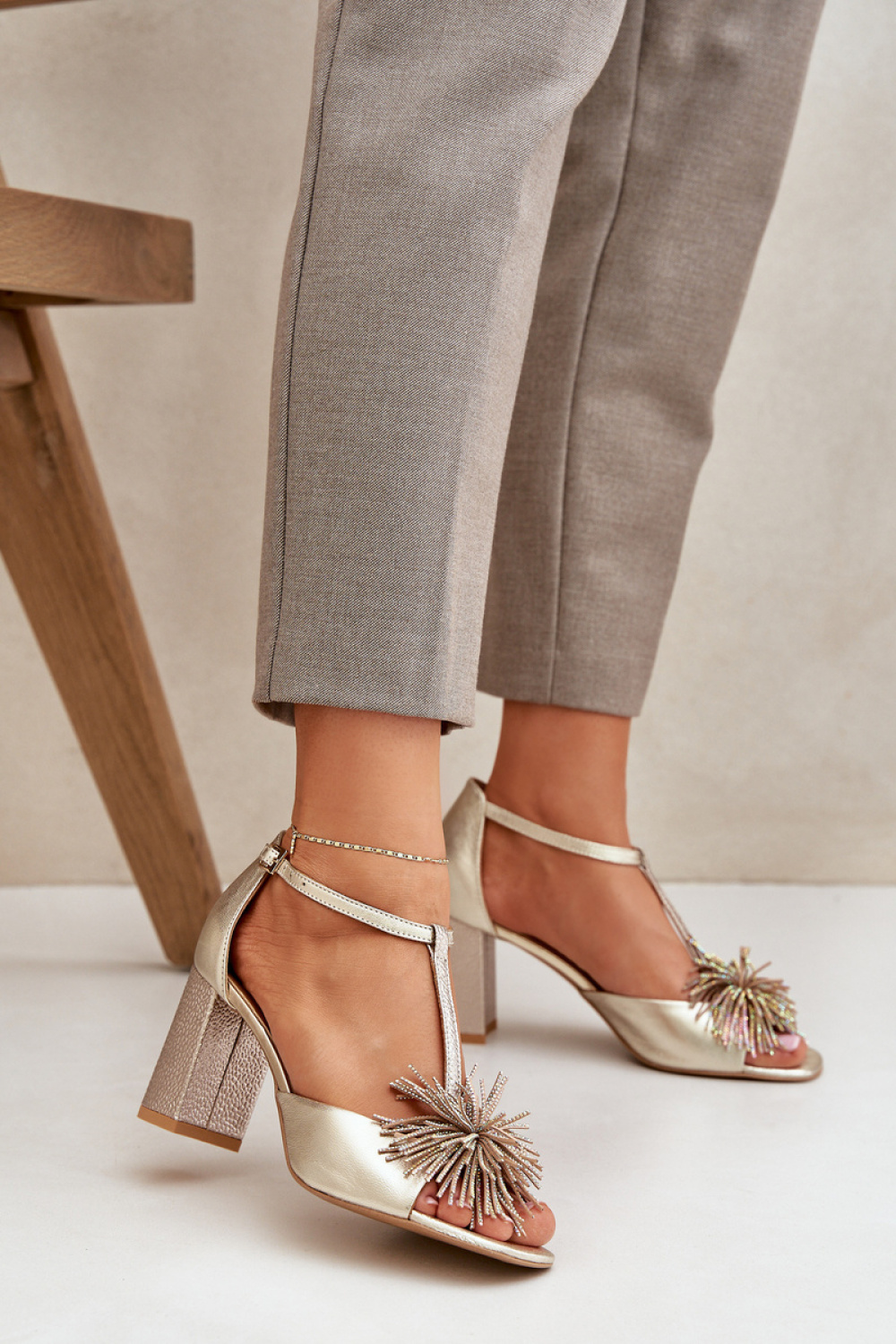 Sandalen mit Absatz model 212584 Step in style