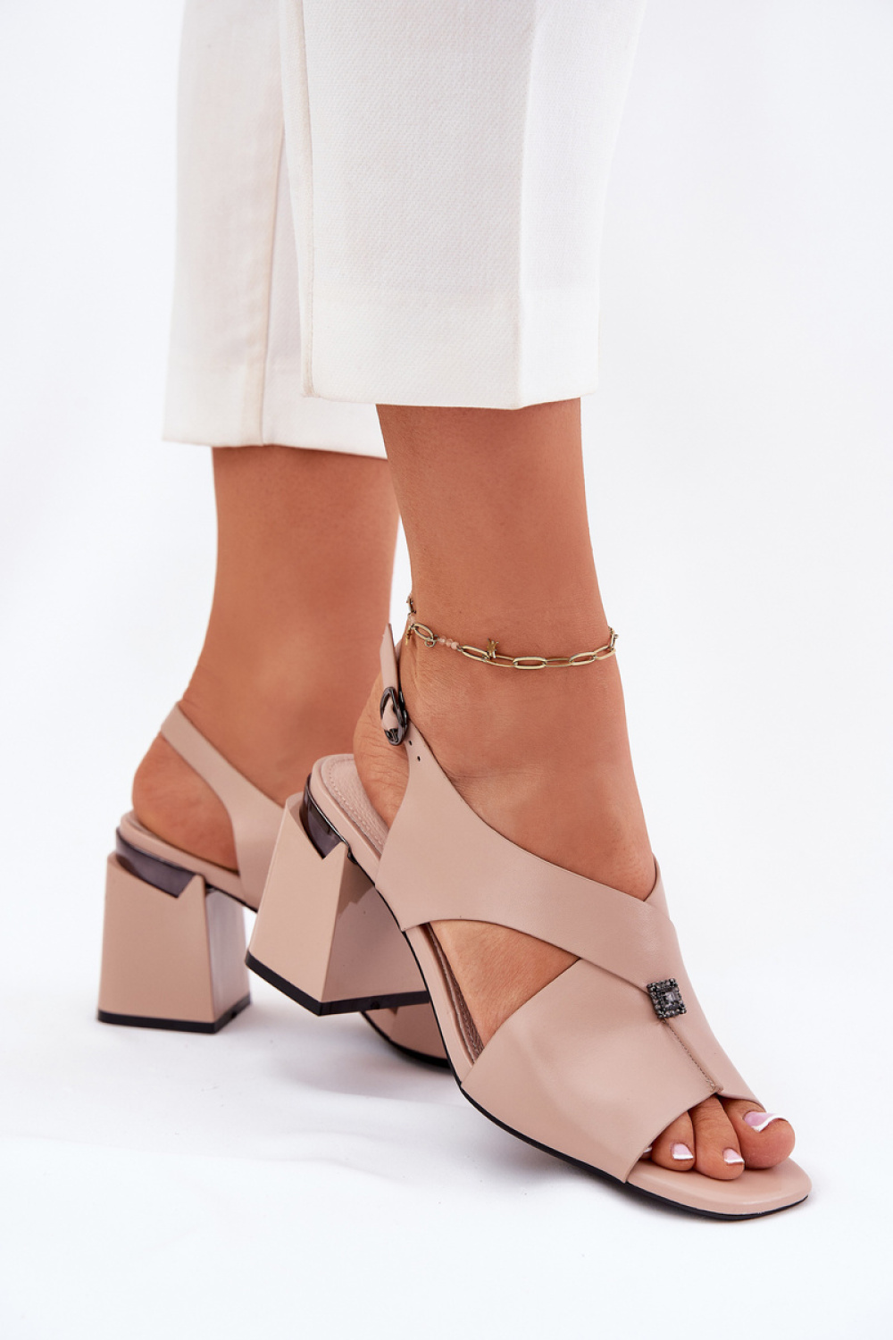 Sandalen mit Absatz model 212827 Step in style - Afbeelding 3