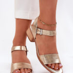 Sandalen mit Absatz model 213021 Step in style