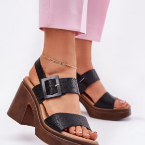 Sandalen mit Absatz model 213164 Step in style