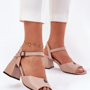 Sandalen mit Absatz model 213185 Step in style
