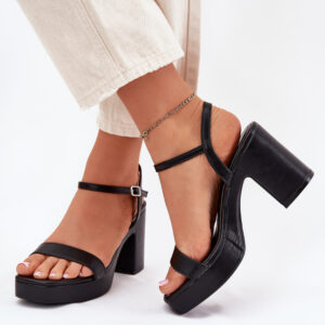 Sandalen mit Absatz model 214093 Step in style