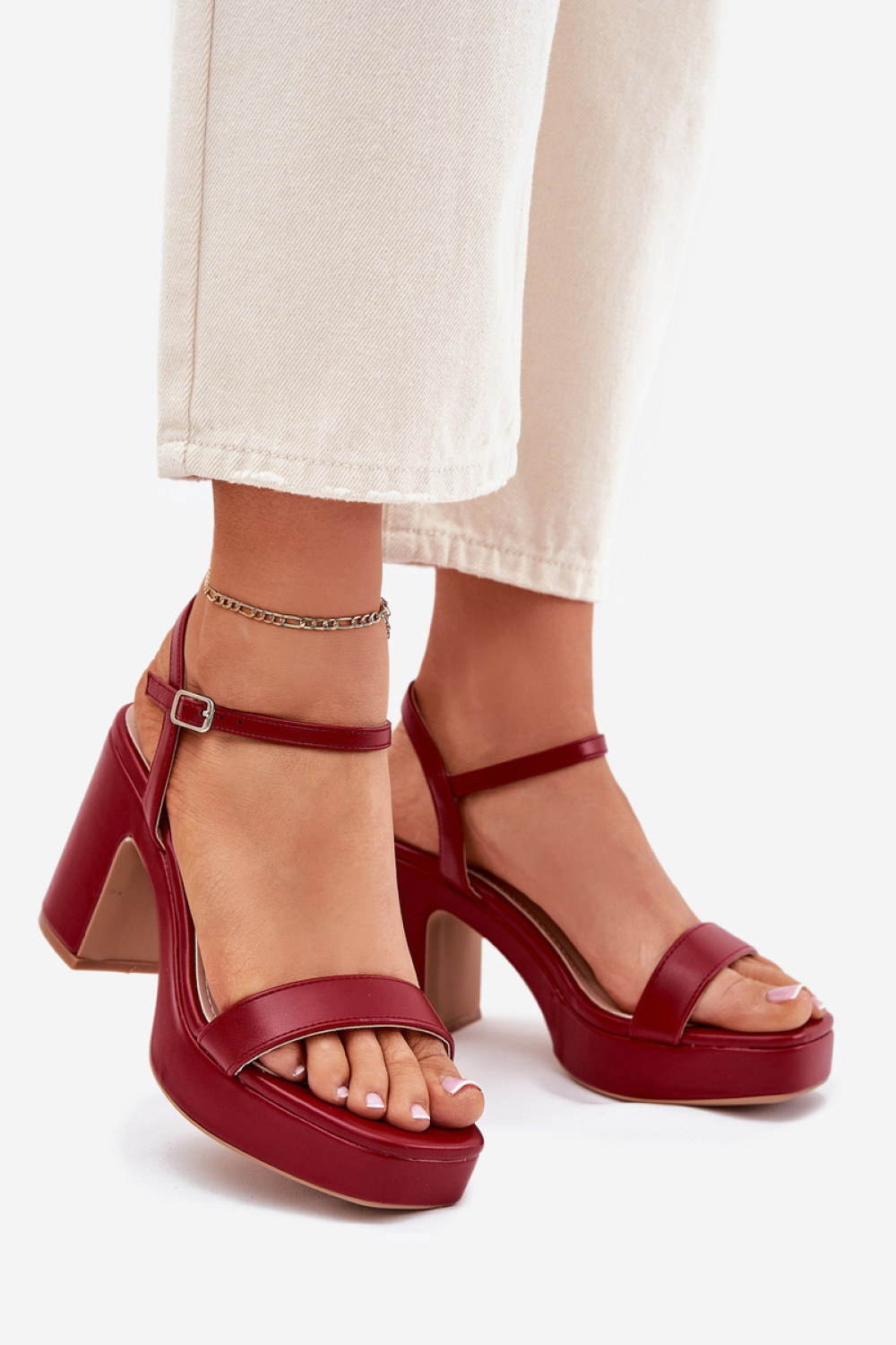 Sandalen mit Absatz model 214094 Step in style