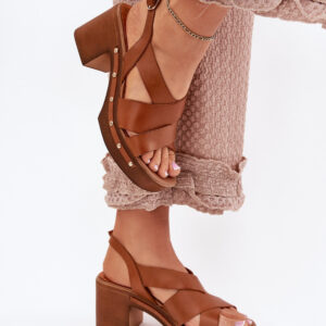 Sandalen mit Absatz model 214390 Step in style