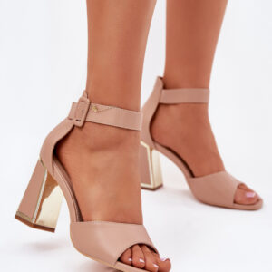 Sandalen mit Absatz model 214392 Step in style