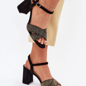 Sandalen mit Absatz model 214687 Step in style
