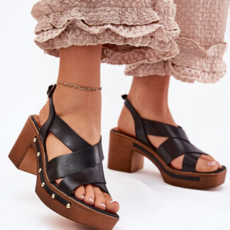 Sandalen mit Absatz model 214744 Step in style
