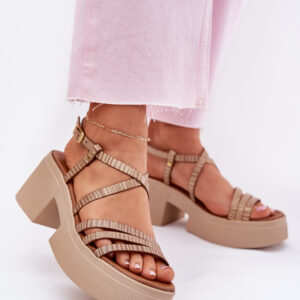 Sandalen mit Absatz model 214994 Step in style
