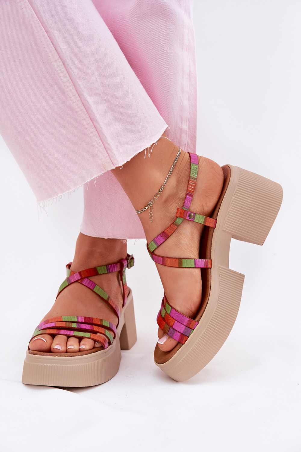Sandalen mit Absatz model 215023 Step in style - Afbeelding 3