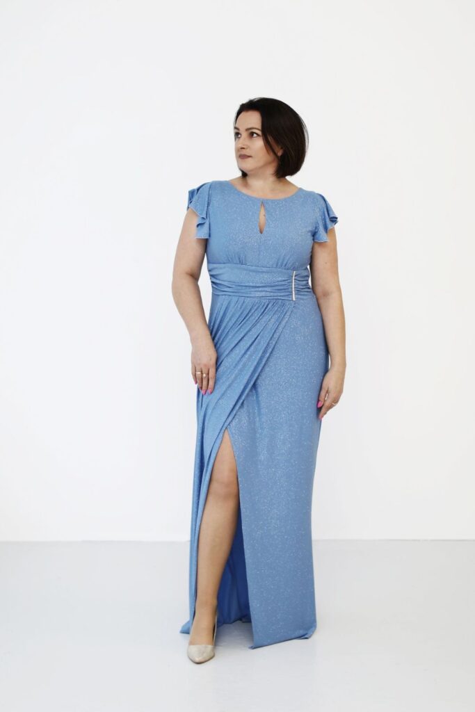 Langes Kleid model 215331 Jersa