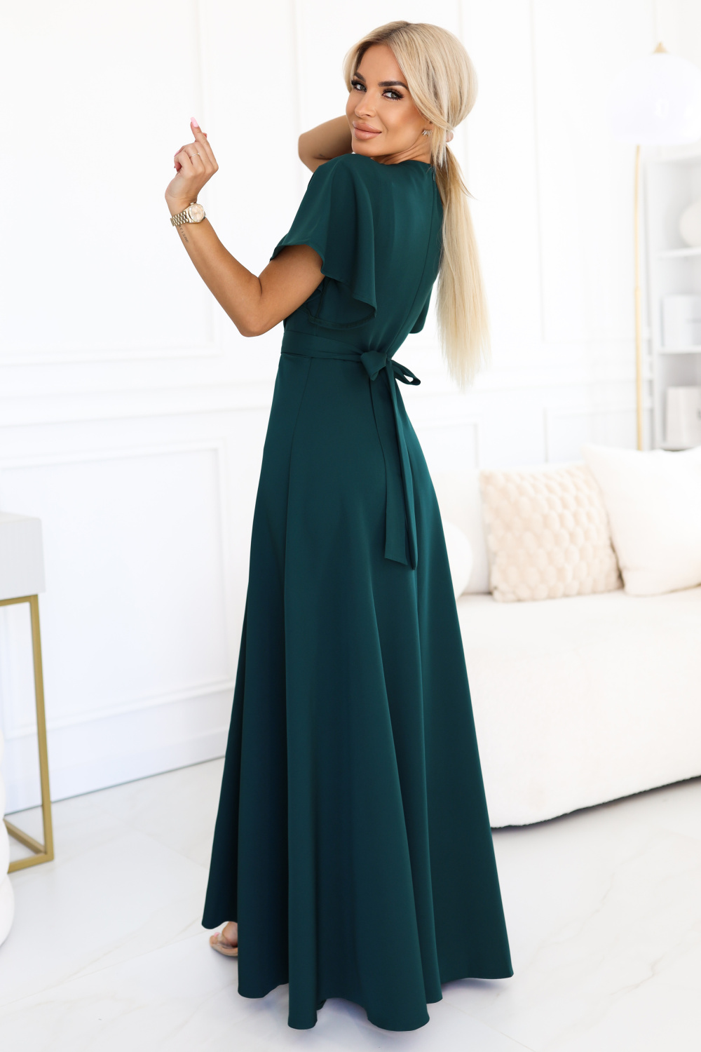 Langes Kleid model 216503 Numoco - Afbeelding 2
