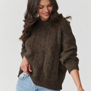 Pullover model 217355 Makadamia