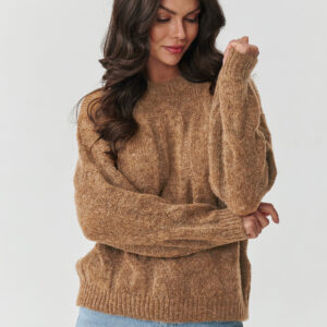 Pullover model 217357 Makadamia