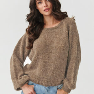 Pullover model 217384 Makadamia