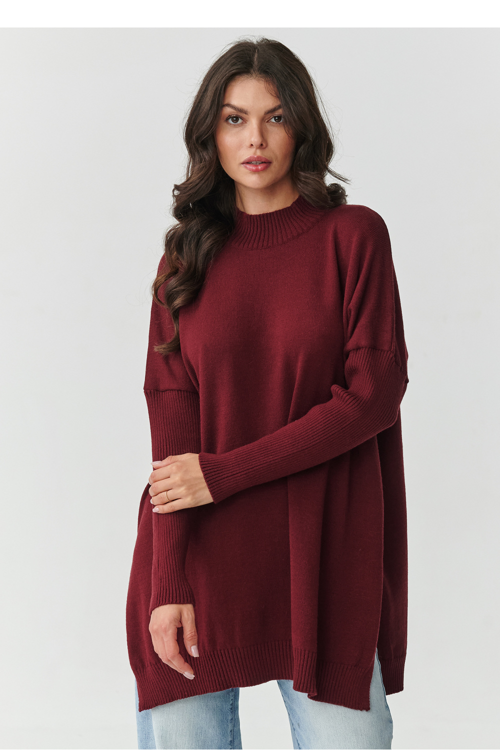 Pullover model 217404 Makadamia
