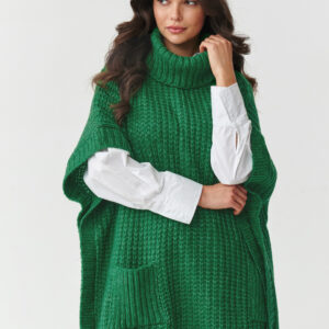 Rollkragenpullover model 217655 Makadamia