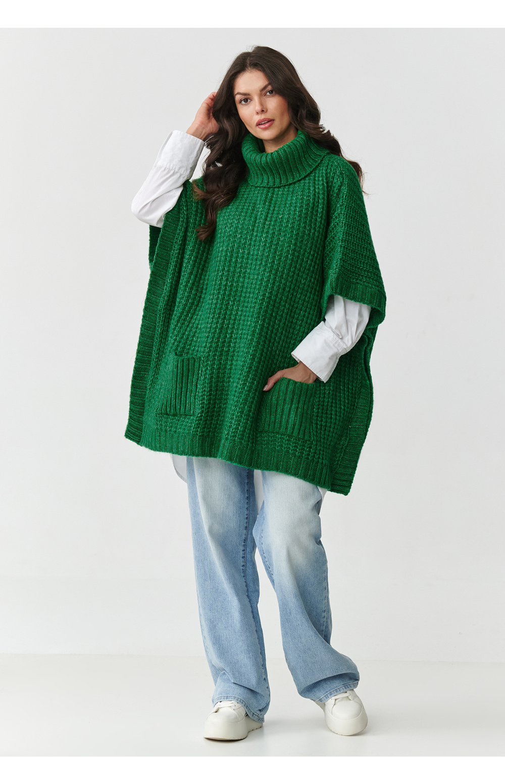 Rollkragenpullover model 217655 Makadamia - Afbeelding 2