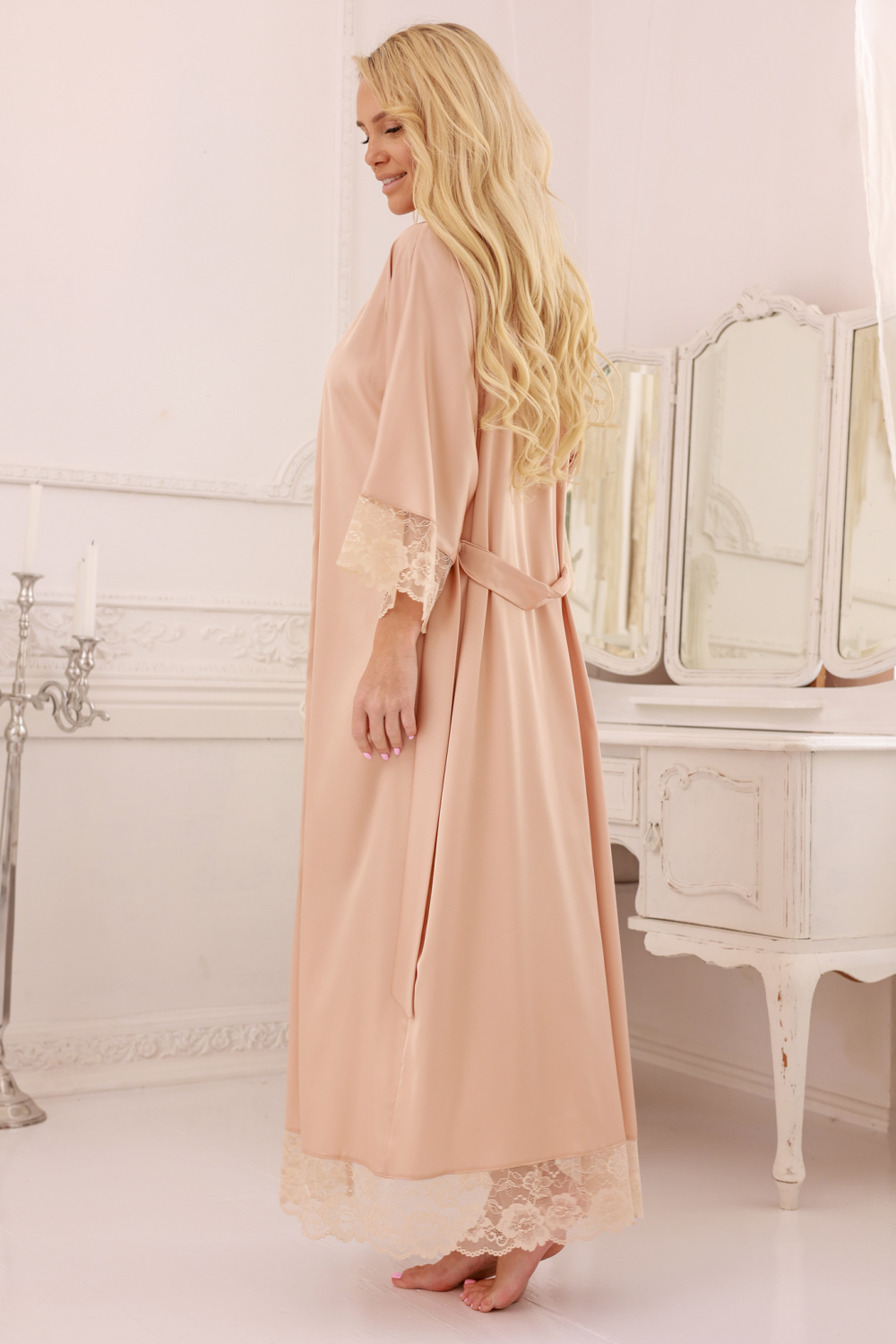 Lang Schlafrock model 218049 Kalimo - Afbeelding 3