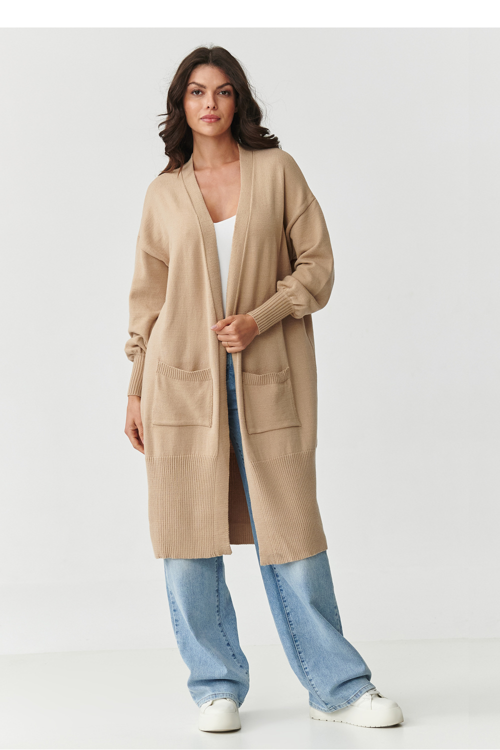 Cardigan model 218105 Makadamia - Afbeelding 2
