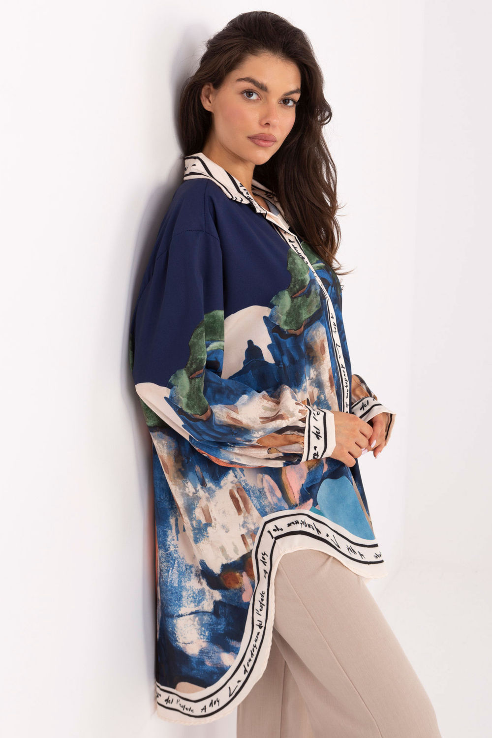 Langarm Hemd model 218393 Rue Paris - Afbeelding 2