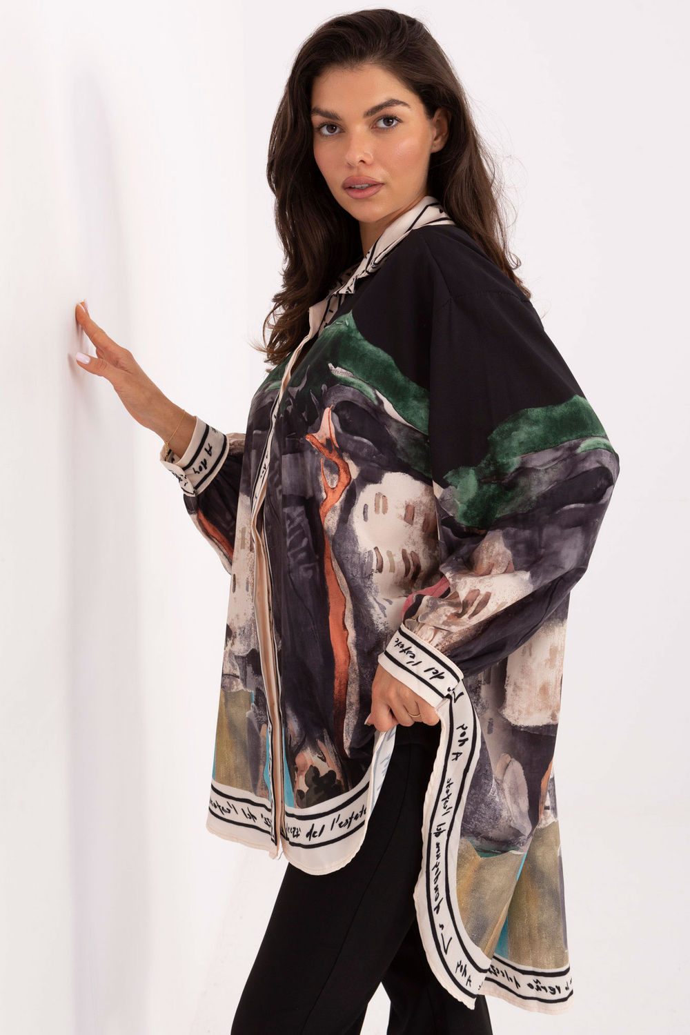 Langarm Hemd model 218397 Rue Paris - Afbeelding 2