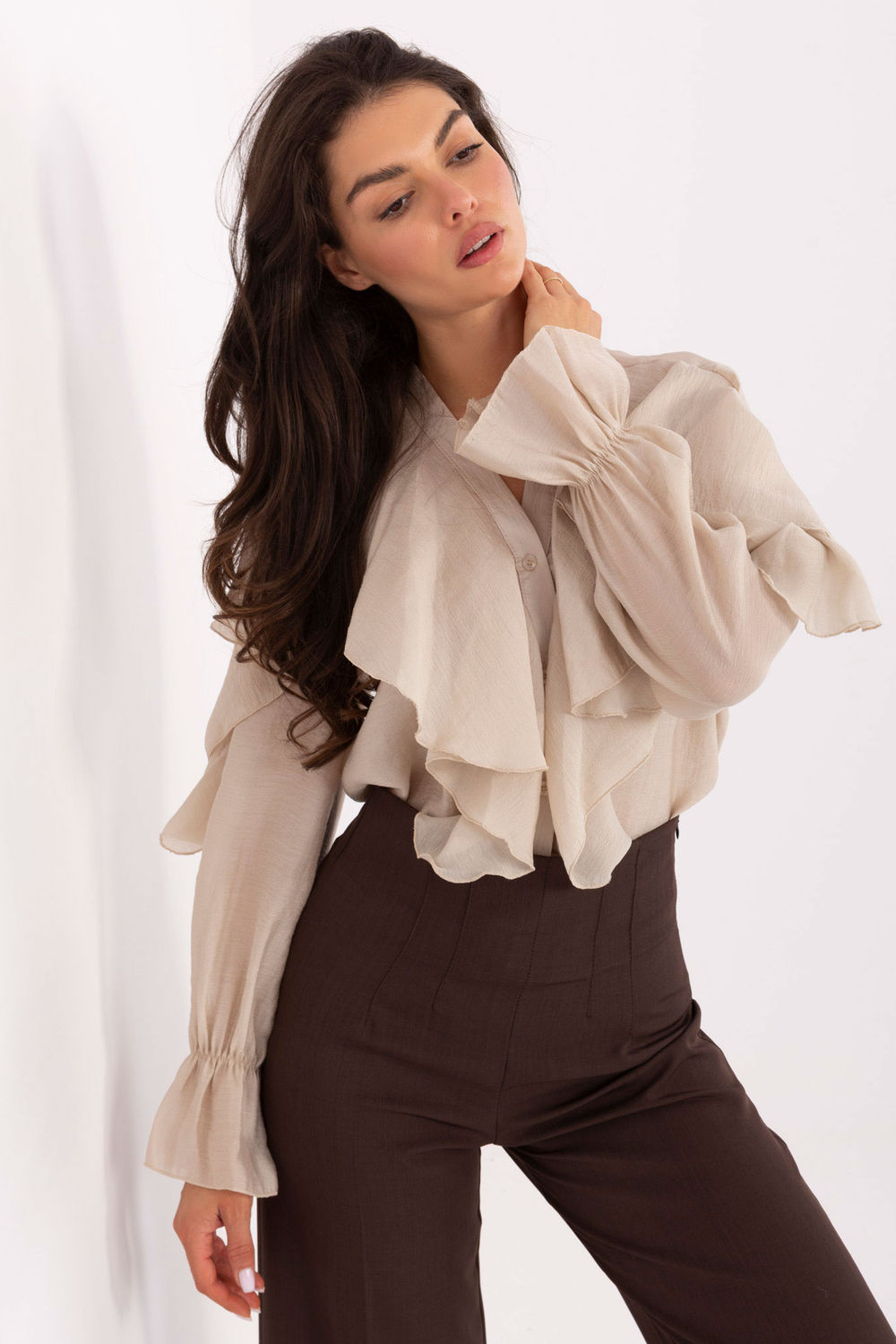 Langarm Hemd model 218413 Rue Paris