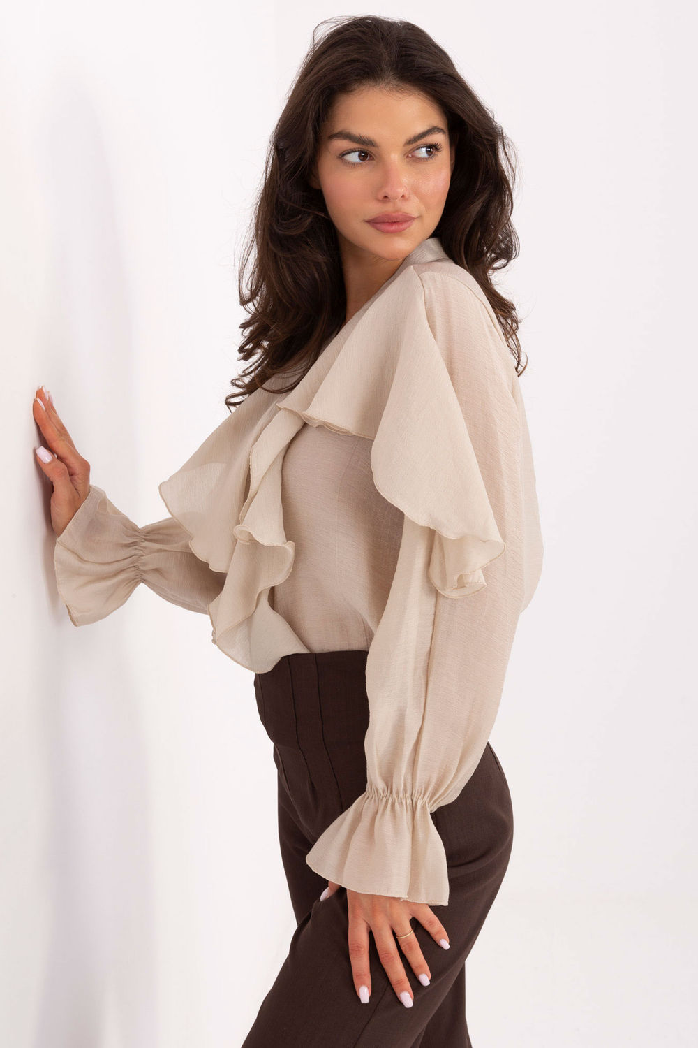 Langarm Hemd model 218413 Rue Paris - Afbeelding 2