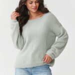 Pullover model 218806 Makadamia