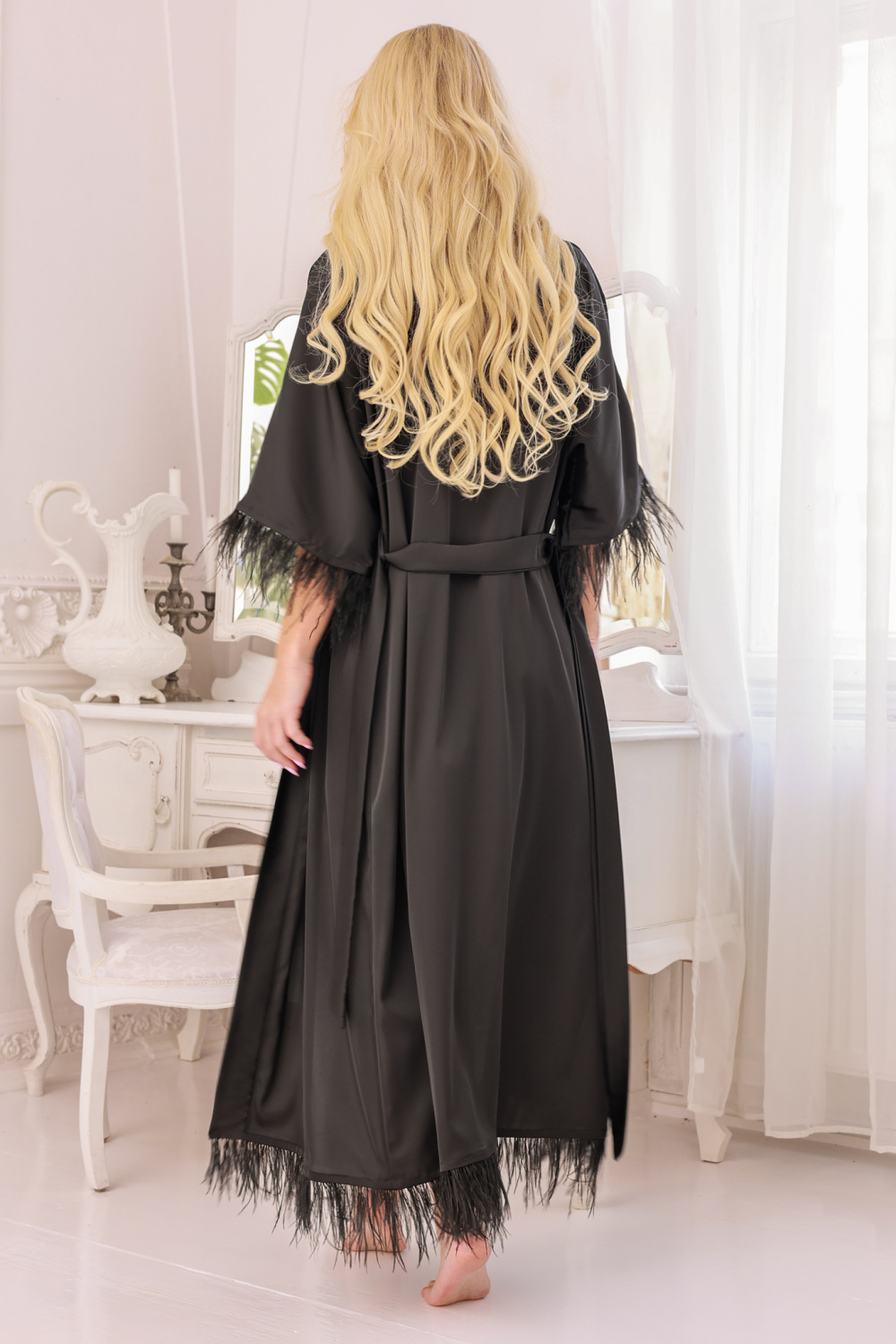 Lang Schlafrock model 218886 Kalimo - Afbeelding 2