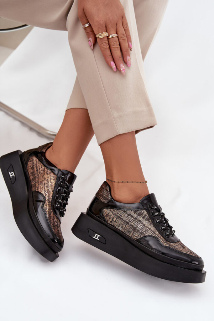Halbschuhe mit Plattform model 219105 Step in style