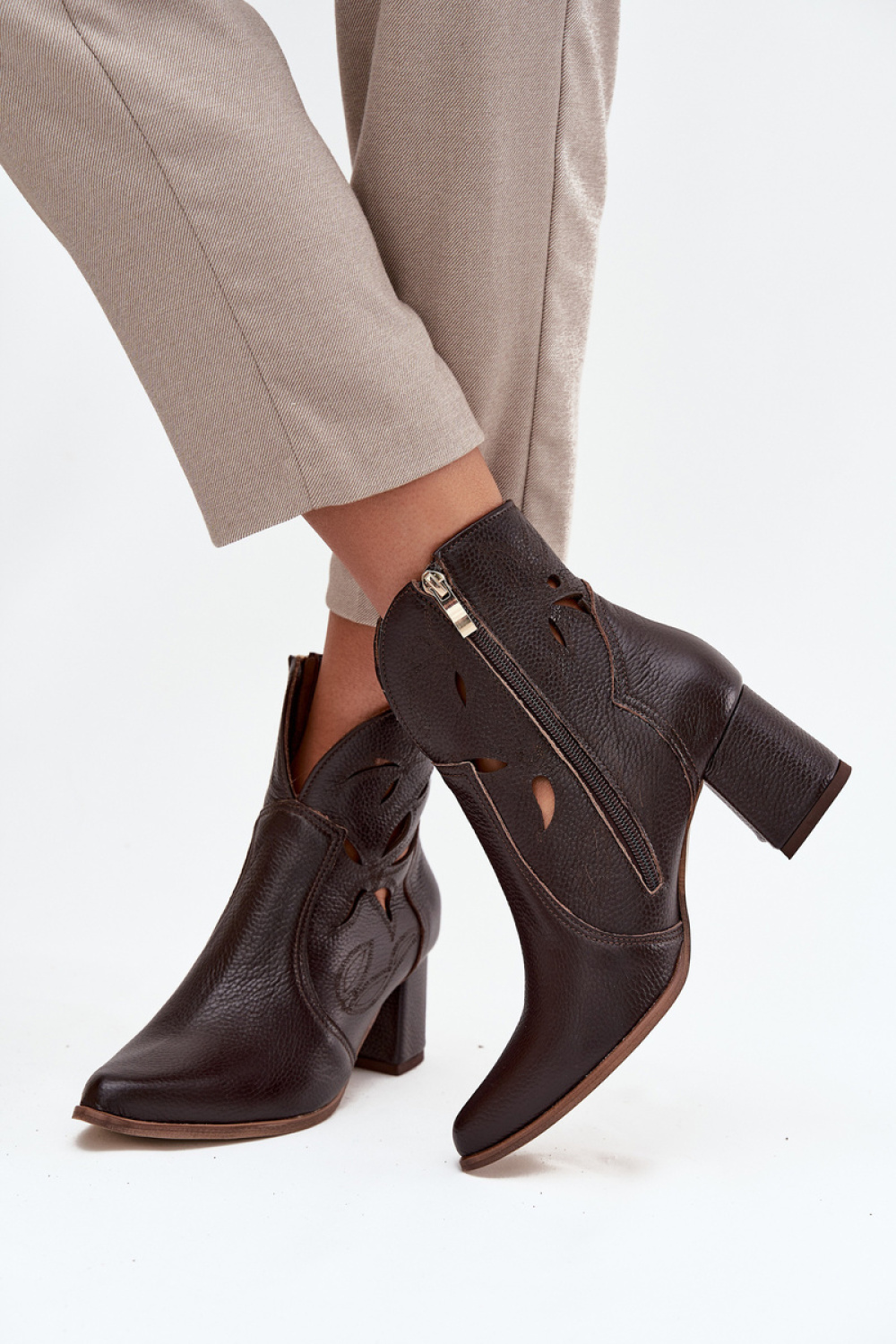 Stiefeletten mit Absatz model 219130 Step in style - Afbeelding 3