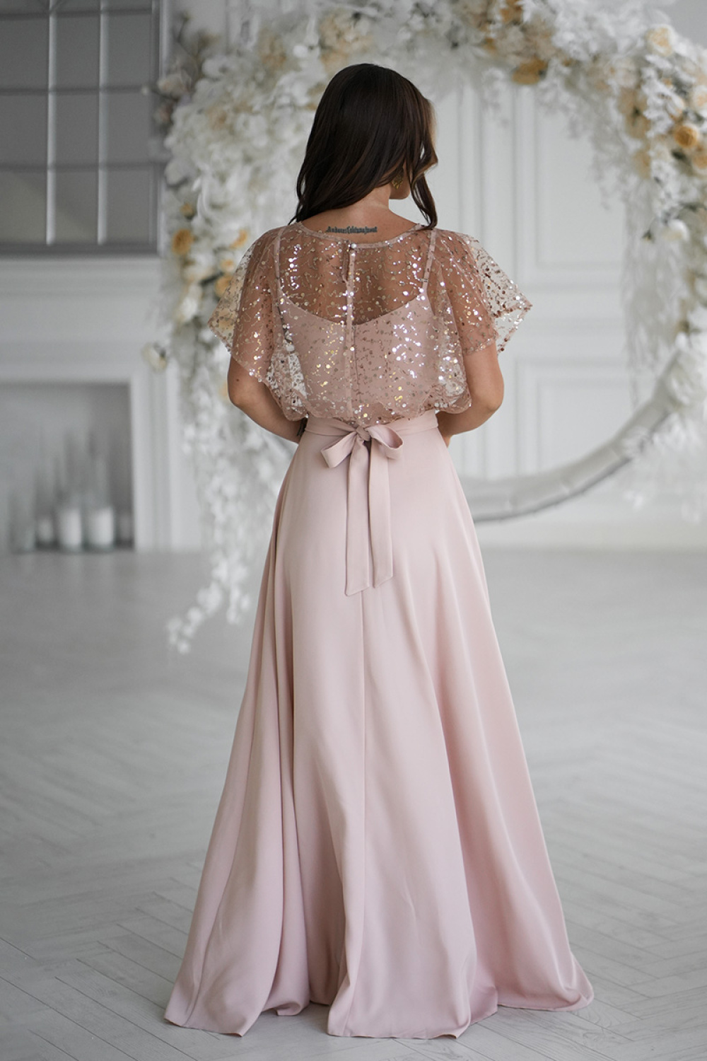 Langes Kleid model 219689 Bicotone - Afbeelding 3