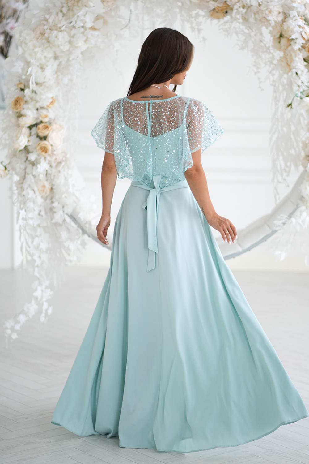 Langes Kleid model 219695 Bicotone - Afbeelding 3