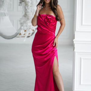 Langes Kleid model 219714 Bicotone